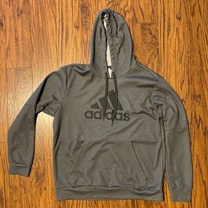 Men’s Adidas pullover hooded sweatshirt. Worn/washed ~ five times. Size L